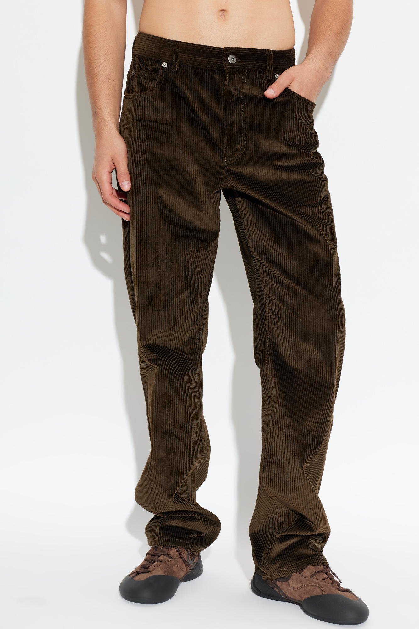Brown Corduroy trousers Loewe - Vitkac AS
